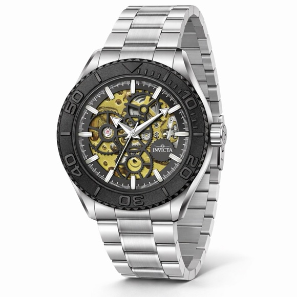 NIB Invicta Objet D Art Automatic Men's Watch w/ Skeleton Dial - 43mm Steel